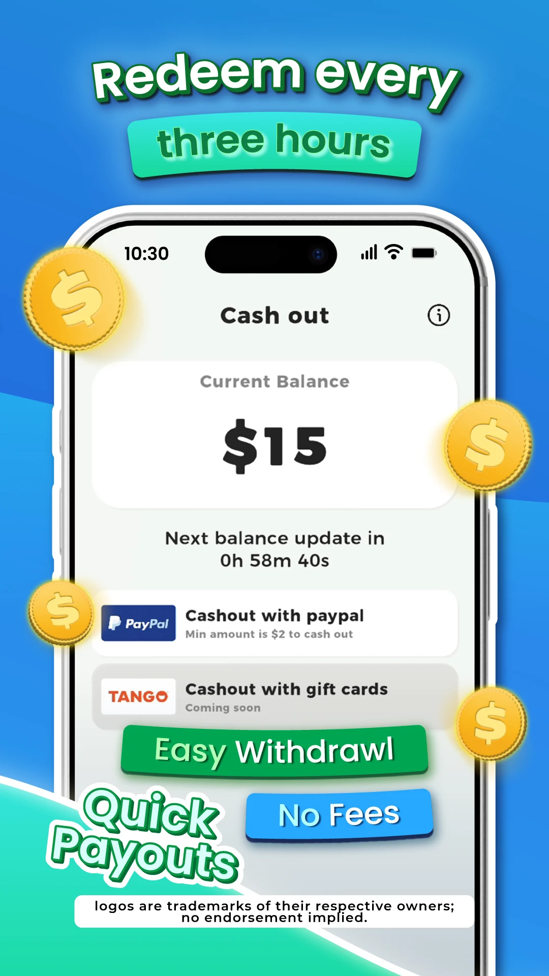 No Wifi Reward screenshot